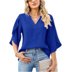 Elegant V-Neck Top