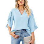 Elegant V-Neck Top